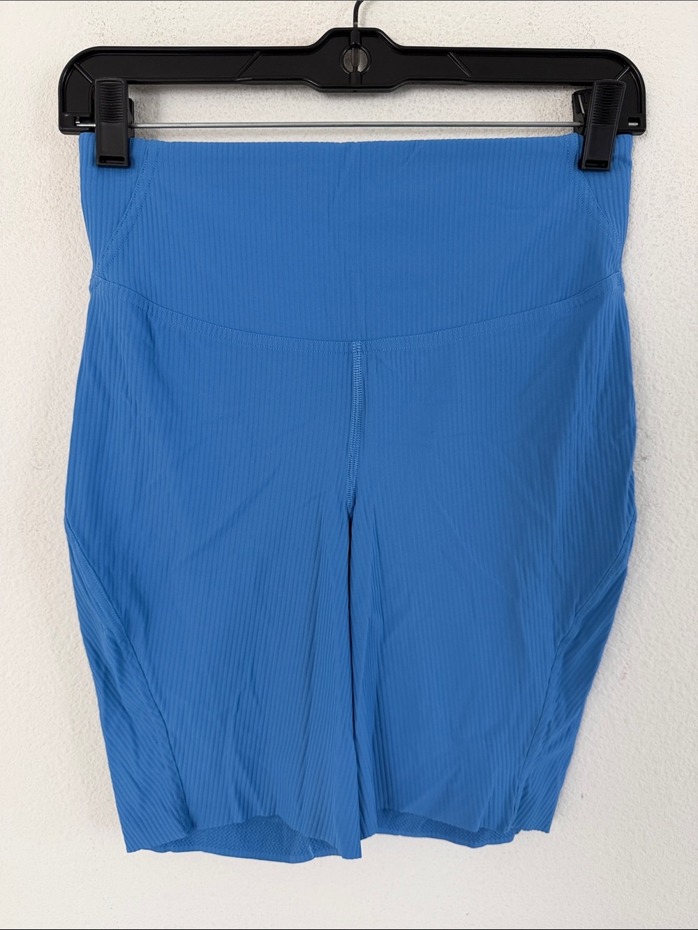 lululemon athletica Blue Ribbed Bike Shorts